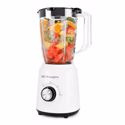 Orbegozo BV 5035, Mixeur de cuisine, 1,5 L, Fonction d'impulsion, 500 W, Blanc