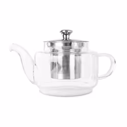 Orbegozo TTC 700, Théière simple, 700 ml, Transparent, Verre borosilicate, Acier inoxydable, Filtre à infuser, Acier inoxydab ...