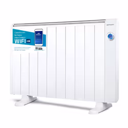 Orbegozo RRW 1800, Radiateur sans huile, Android, iOS, Intérieure, Sol, Mur, Blanc, Aluminium