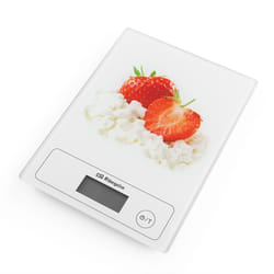 Orbegozo PC 1018 Vert, Rouge, Blanc Comptoir Rectangle Balance de ménage électronique