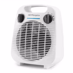 Orbegozo FH 5041, Chauffage de ventilateur électrique, Intérieure, Bureau, Sol, Table, Blanc, Rotatif, 2000 W