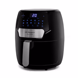 Orbegozo FDR 65, Friteuse d’air chaud, 4 L, 200 °C, Unique, Noir, Tactile