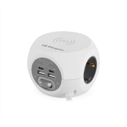 Orbegozo EN 4500 chargeur d'appareils mobiles Universel Gris, Blanc Secteur Recharge sans fil Charge rapide Intérieure