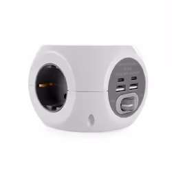 Orbegozo EN 4500 chargeur d'appareils mobiles Universel Gris, Blanc Secteur Recharge sans fil Charge rapide Intérieure
