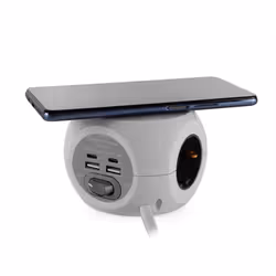 Orbegozo EN 4500 chargeur d'appareils mobiles Universel Gris, Blanc Secteur Recharge sans fil Charge rapide Intérieure - Vue supplémentaire 6
