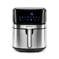 Orbegozo FDR 67 friteuse Unique 5,5 L Autonome 1700 W Friteuse d’air chaud Noir, Acier inoxydable