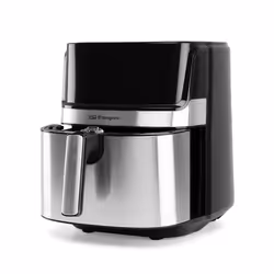 Orbegozo FDR 67 friteuse Unique 5,5 L Autonome 1700 W Friteuse d’air chaud Noir, Acier inoxydable