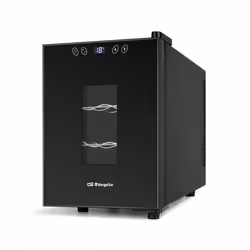 Orbegozo VT 630 Refroidisseur de vin compresseur Pose libre Noir 6 bouteille(s)