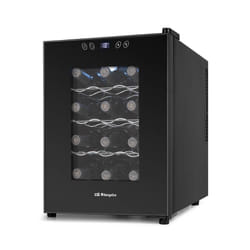 Orbegozo VT 1230 Refroidisseur de vin compresseur Pose libre Noir 12 bouteille(s)