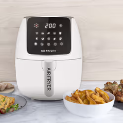 Orbegozo FDR 64 friteuse Unique 4 L 1500 W Noir, Acier inoxydable, Blanc