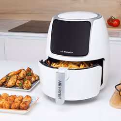Orbegozo FDR 64 friteuse Unique 4 L 1500 W Noir, Acier inoxydable, Blanc