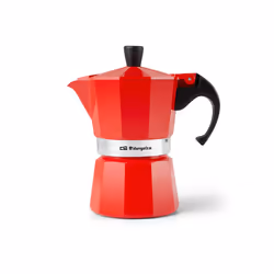 Orbegozo KFR 340 machine à café manuelle Cafetière à moka Rouge
