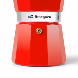 Orbegozo KFR 640 machine à café manuelle Cafetière à moka Rouge