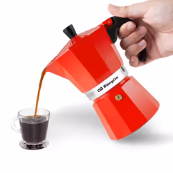 Orbegozo KFR 640 machine à café manuelle Cafetière à moka Rouge - Vue supplémentaire 6