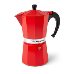 Orbegozo KFR 1240 machine à café manuelle Cafetière à moka Rouge