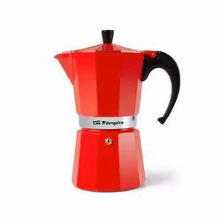 Orbegozo KFR 1240 machine à café manuelle Cafetière à moka Rouge
