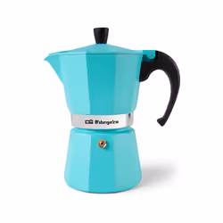 Orbegozo KFV 645 machine à café manuelle Cafetière à moka Bleu