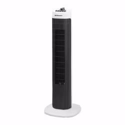 Orbegozo TW 0730, Ventilateur vertical domestique, Noir, Blanc, Sol, Boutons, Rotatif, 7,5 h, Secteur