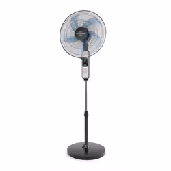 Orbegozo SF 0346, Ventilateur à lame domestique, Noir, Argent, Sol, 45 cm, 0 - 150 mm, 7,5 h