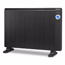 Orbegozo RRW 1805, Radiateur sans huile, Aluminium, Intérieure, Sol, Mur, Noir, Aluminium