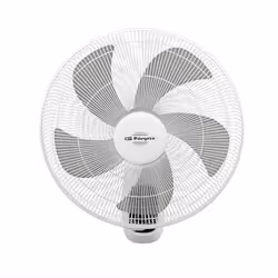 Orbegozo WF 0248, Ventilateur à lame domestique, Gris, Blanc, Mur, 45 cm, Boutons, 7,5 h