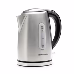 Orbegozo KT 6024, 1,7 L, 2200 W, Acier inoxydable, Acier inoxydable, Arrêt de sécurité en cas de surchauffe