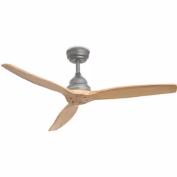 Ventilateur de plafond silencieux Ø132 cm - create - WIND WOOD - 3 vitesses - Télécommande