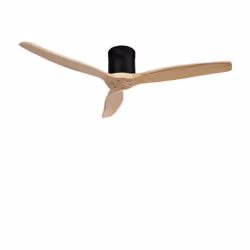 Ventilateur de plafond - IKOHS - Windcalm DC - 40W - 6 vitesses - Bois naturel noir