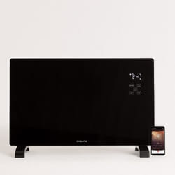 CREATE - Convecteur électrique en verre WiFi Noir - WARM CRYSTAL 2000W