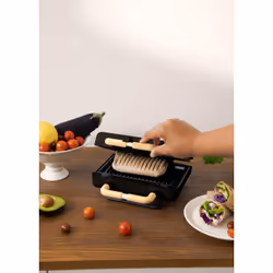 CREATE Stone Studio gaufrier et appareil à croque-monsieur 800 W Noir