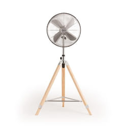 Ventilateur sur pied oscillant 50W - create - AIR TRIPOD RETRO - Design rétro - Moteur 100% en cuivre