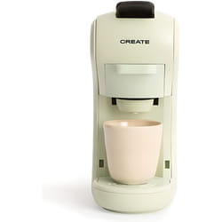 CREATE - Machine à café multi-dosettes et café moulu Vert pastel - POTTS