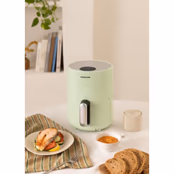 CREATE Air Fryer Unique 1,5 L Autonome 900 W Friteuse d’air chaud Vert clair