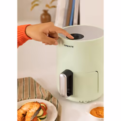 CREATE Air Fryer Friteuse à air chaud 1,5L 900W Vert clair - Vue supplémentaire 5