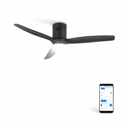 WINDCALM DC STYLANCE BLACK - Ventilateur de plafond avec WiFi et lumière