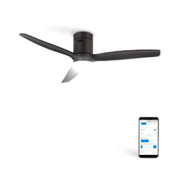 WINDCALM DC STYLANCE BLACK - Ventilateur de plafond avec WiFi et lumière