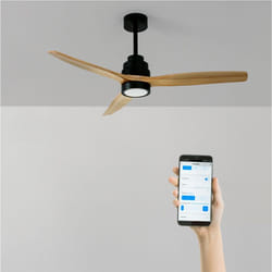 Ventilateur de plafond - WIND STYLANCE - 40W - Ø132 cm - Silencieux - Bois