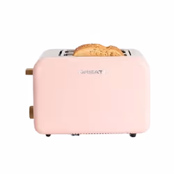 CREATE TOAST RETRO, 2 part(s), Rose, Boutons, Rotatif, 850 W, 220-240 V, 50-60 Hz