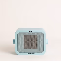 CREATE - Chauffage en céramique 1500W Bleu pastel - WARM BOX
