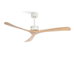 Ventilateur de plafond - CREATE - WIND LARGE - 40W - Ø152 cm - Bois naturel - Télécommande