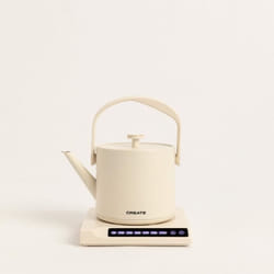 CREATE - Bouilloire électrique 0.5 L Blanc cassé - HATTORI