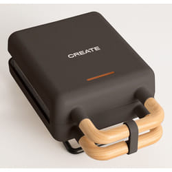 CREATE 211218 gaufrier et appareil à croque-monsieur 800 W Noir