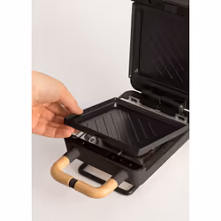 CREATE 211218 gaufrier et appareil à croque-monsieur 800 W Noir