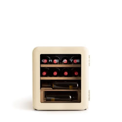 CREATE - Cave à vin électrique 12 bouteilles Blanc cassé - WINECOOLER RETRO M