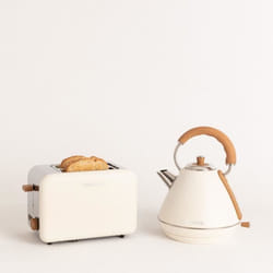 CREATE - PACK TOAST RETRO M Petit grille-pain à fentes larges + KETTLE RETRO 1.7 L Bouilloire