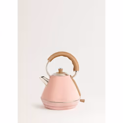 CREATE Retro, 1 L, 1200 W, Rose, Acrylonitrile-Butadiène-Styrène (ABS), Acier, Indicateur de niveau d'eau