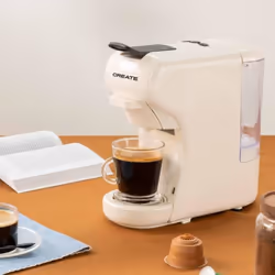 POTTS - Machine à café multi-dosettes et café moulu -