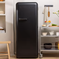 Réfrigérateur rétro -Capacité 281L - Noir  - Éco-responsable