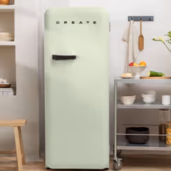 Réfrigérateur rétro : 281L - Grande capacité - Esthétique vintage.