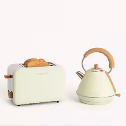 Pack TOAST RETRO + Bouilloire KETTLE RETRO Taille et Couleur Personnalisables.